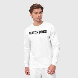 Костюм хлопковый мужской Watch Dogs, цвет: белый — фото 2