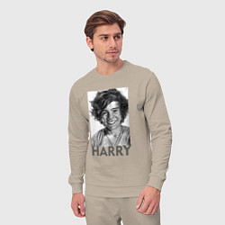 Костюм хлопковый мужской Harry Styles, цвет: миндальный — фото 2