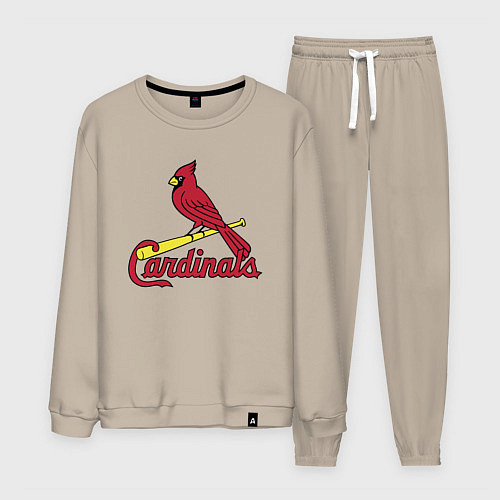 Мужской костюм St Louis Cardinals - baseball team / Миндальный – фото 1