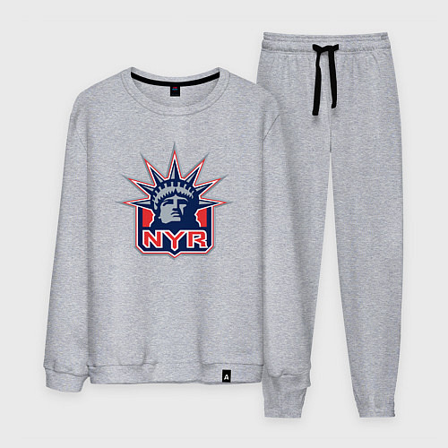 Мужской костюм Нью Йорк Рейнджерс New York Rangers / Меланж – фото 1