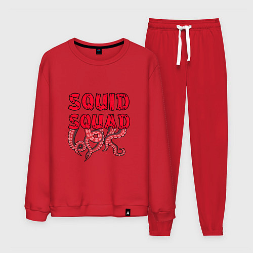 Мужской костюм Squid Squad / Красный – фото 1
