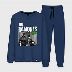 Костюм хлопковый мужской The Ramones Рамоунз, цвет: тёмно-синий