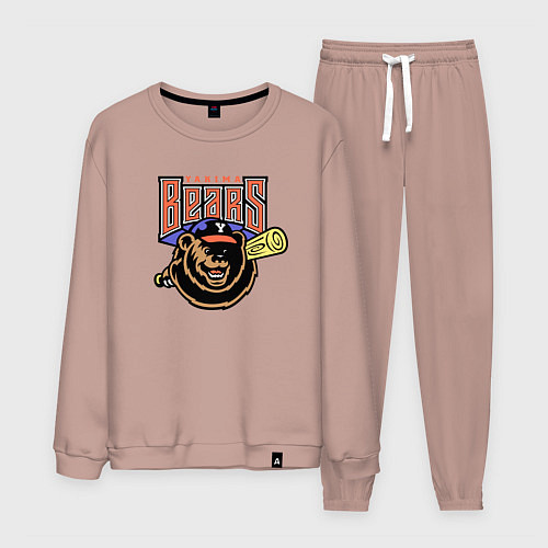 Мужской костюм Yakima Bears - baseball team / Пыльно-розовый – фото 1