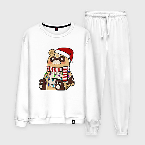 Мужской костюм ГОБА БОГ ОЧАГА НОВОГОДНИЙ / Белый – фото 1