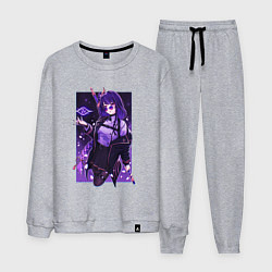 Костюм хлопковый мужской Баал модная Шогун Райден Геншин, цвет: меланж