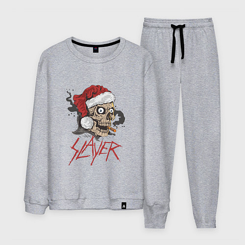 Мужской костюм SLAYER SKULL SANTA NEW YEAR / Меланж – фото 1