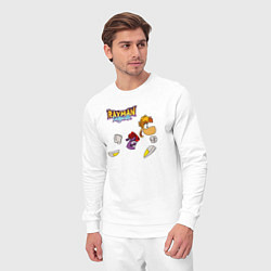 Костюм хлопковый мужской Rayman Legends, Рэйман, цвет: белый — фото 2