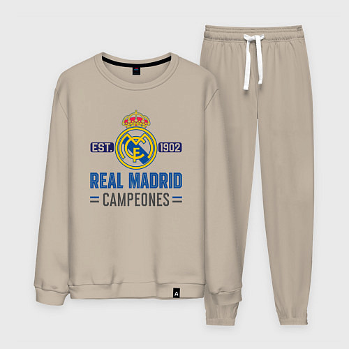 Мужской костюм Real Madrid Реал Мадрид / Миндальный – фото 1