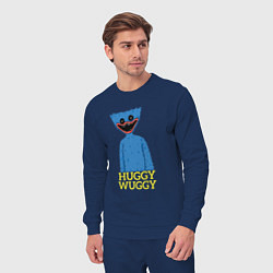 Костюм хлопковый мужской HUGGY WUGGY 4, цвет: тёмно-синий — фото 2