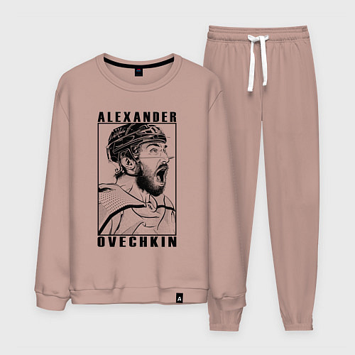 Мужской костюм АЛЕКСАНДР ОВЕЧКИН ALEXANDER OVECHKIN / Пыльно-розовый – фото 1