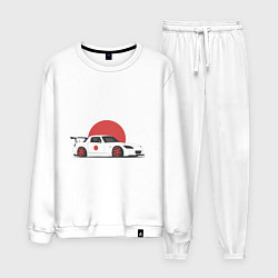 Костюм хлопковый мужской Honda s 2000, цвет: белый