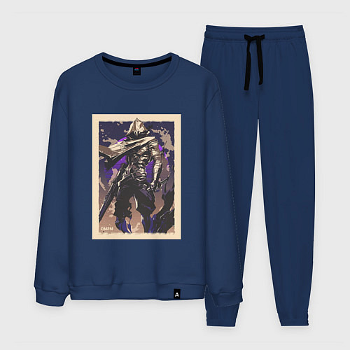 Мужской костюм Omen art / Тёмно-синий – фото 1