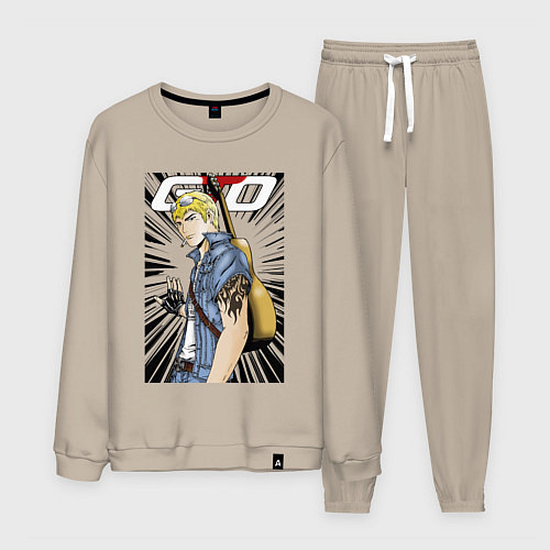 Мужской костюм Onizuka bard / Миндальный – фото 1