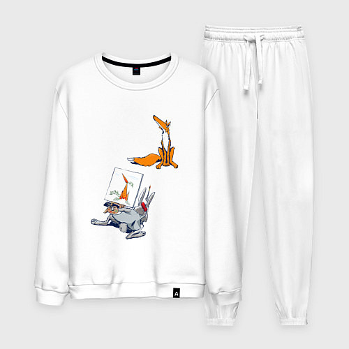 Мужской костюм Художник так видит / Белый – фото 1