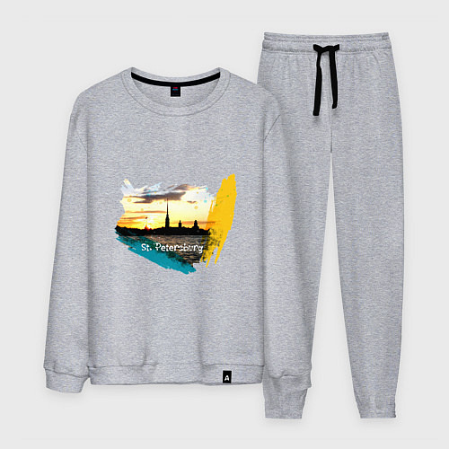 Мужской костюм Санкт-Петербург St Petersburg / Меланж – фото 1