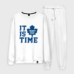 Костюм хлопковый мужской It is Toronto Maple Leafs Time, Торонто Мейпл Лифс, цвет: белый