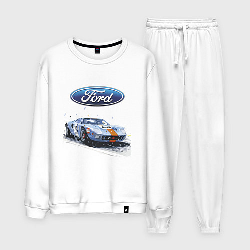 Мужской костюм Ford Motorsport / Белый – фото 1