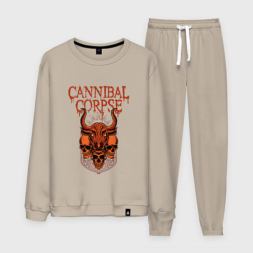 Мужской костюм Cannibal Corpse Skulls / Миндальный – фото 1