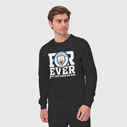 Костюм хлопковый мужской Manchester City FOREVER NOT JUST WHEN WE WIN Манче, цвет: черный — фото 2
