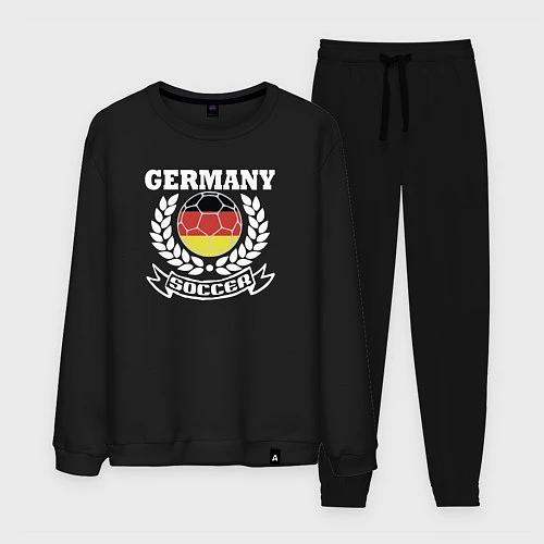 Мужской костюм Футбол Германия / Черный – фото 1