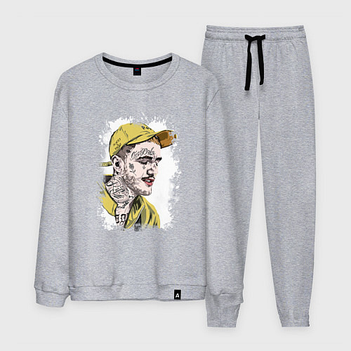Мужской костюм Lil Peep в кепке Лил Пип / Меланж – фото 1
