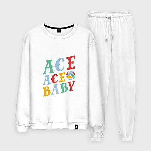 Мужской костюм Ace Ace Baby / Белый – фото 1