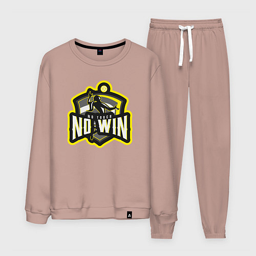 Мужской костюм No Touch No Win / Пыльно-розовый – фото 1