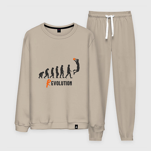 Мужской костюм Баскетбольная революция / Миндальный – фото 1