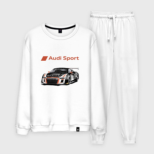 Мужской костюм Audi Motorsport Racing team / Белый – фото 1