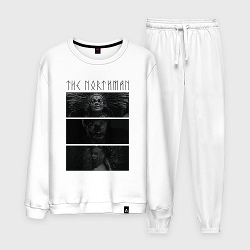 Мужской костюм The Northman 2022 / Белый – фото 1