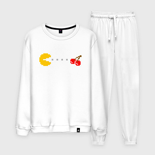 Мужской костюм Pac-man 8bit / Белый – фото 1