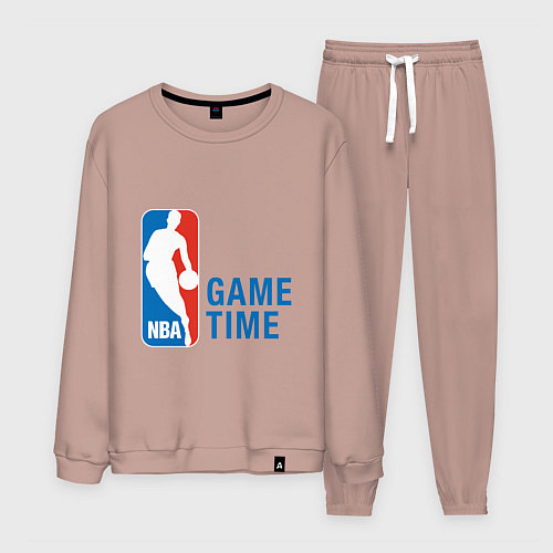 Мужской костюм NBA Game Time / Пыльно-розовый – фото 1