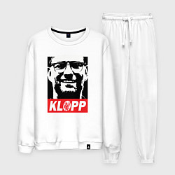 Костюм хлопковый мужской Klopp, цвет: белый