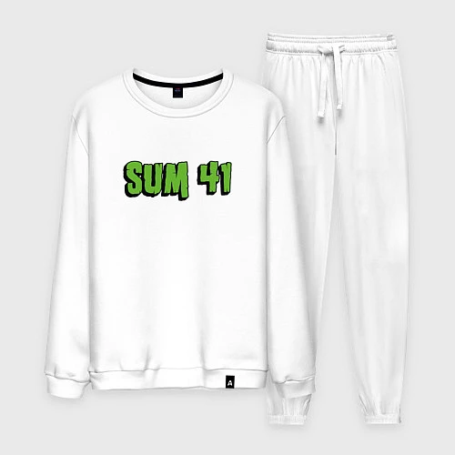 Мужской костюм SUM41 LOGO / Белый – фото 1