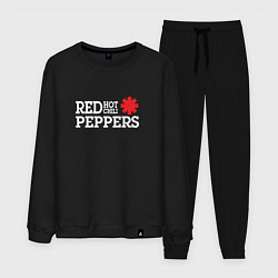 Костюм хлопковый мужской RHCP Logo Red Hot Chili Peppers, цвет: черный