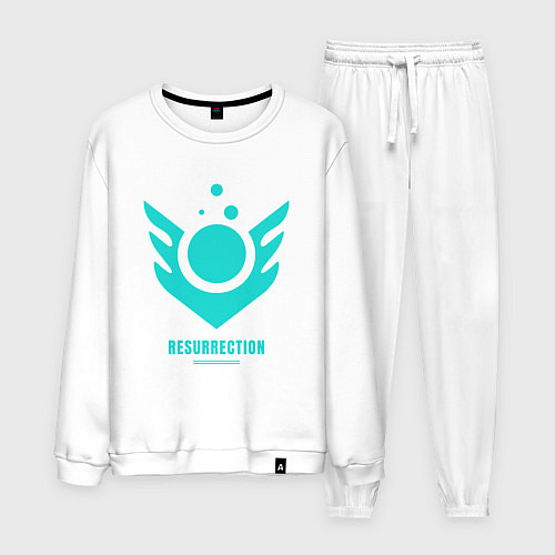 Мужской костюм Сейдж способность валорант / Белый – фото 1