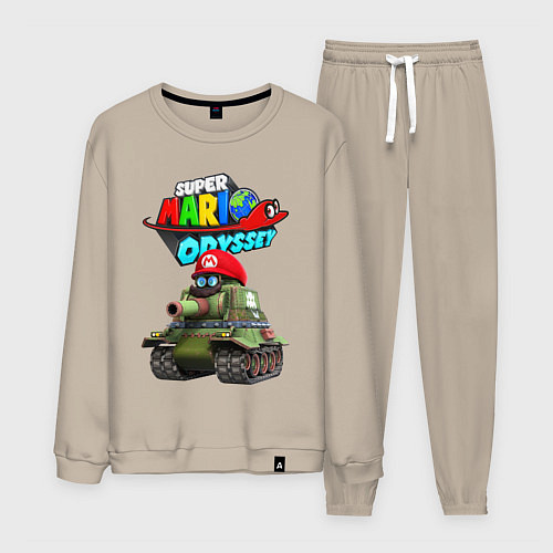 Мужской костюм Tank Super Mario Odyssey / Миндальный – фото 1