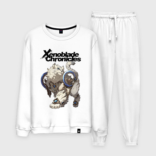 Мужской костюм Xenoblade Chronicles Nintendo Video Game / Белый – фото 1