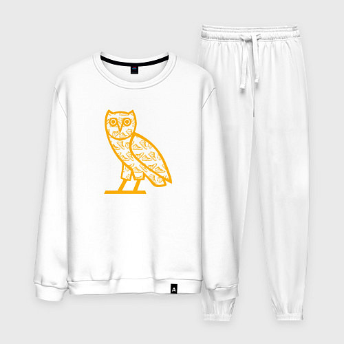 Мужской костюм Drake сова / Белый – фото 1