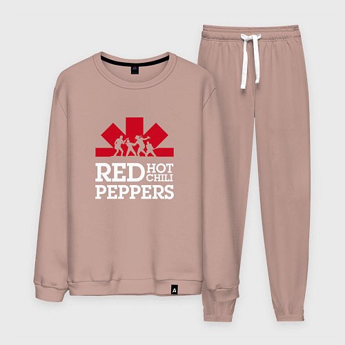 Мужской костюм RHCP Logo Red Hot Chili Peppers Logo / Пыльно-розовый – фото 1