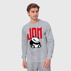 Костюм хлопковый мужской JDM Panda Japan Симпатяга, цвет: меланж — фото 2