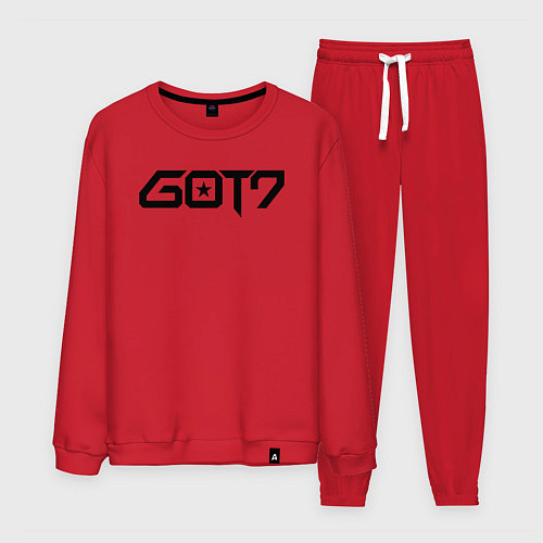 Мужской костюм Got7 bambam / Красный – фото 1