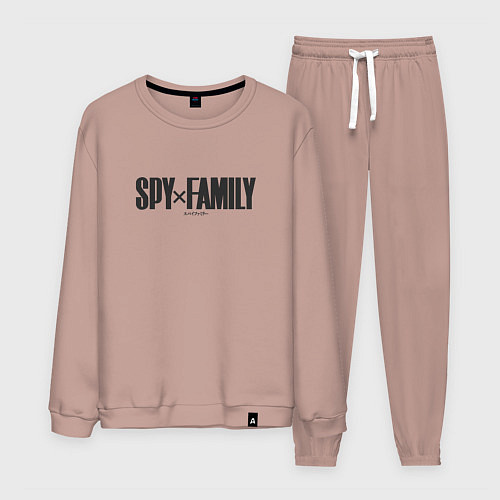 Мужской костюм Spy x Family Logo / Пыльно-розовый – фото 1