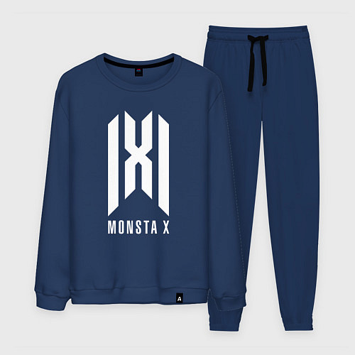 Мужской костюм Monsta x logo / Тёмно-синий – фото 1