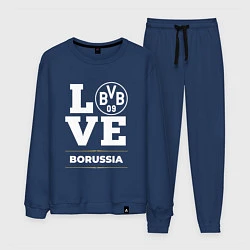 Костюм хлопковый мужской Borussia Love Classic, цвет: тёмно-синий