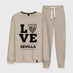 Костюм хлопковый мужской Sevilla Love Классика, цвет: миндальный