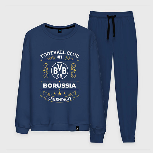 Мужской костюм Borussia FC 1 / Тёмно-синий – фото 1