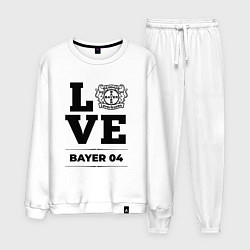 Костюм хлопковый мужской Bayer 04 Love Классика, цвет: белый