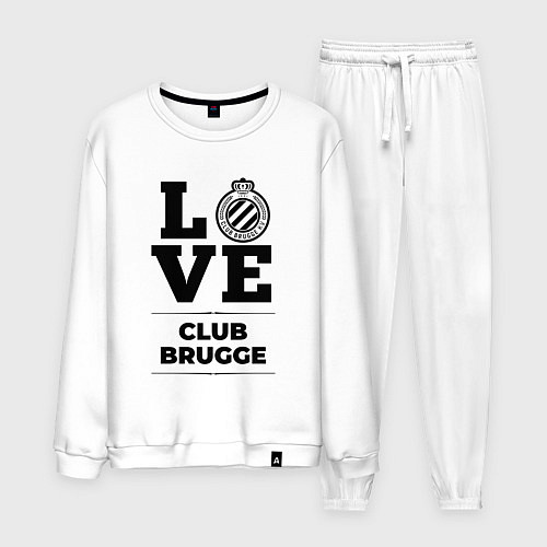 Мужской костюм Club Brugge Love Классика / Белый – фото 1