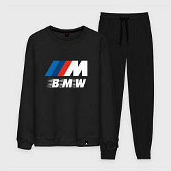 Костюм хлопковый мужской BMW BMW FS, цвет: черный
